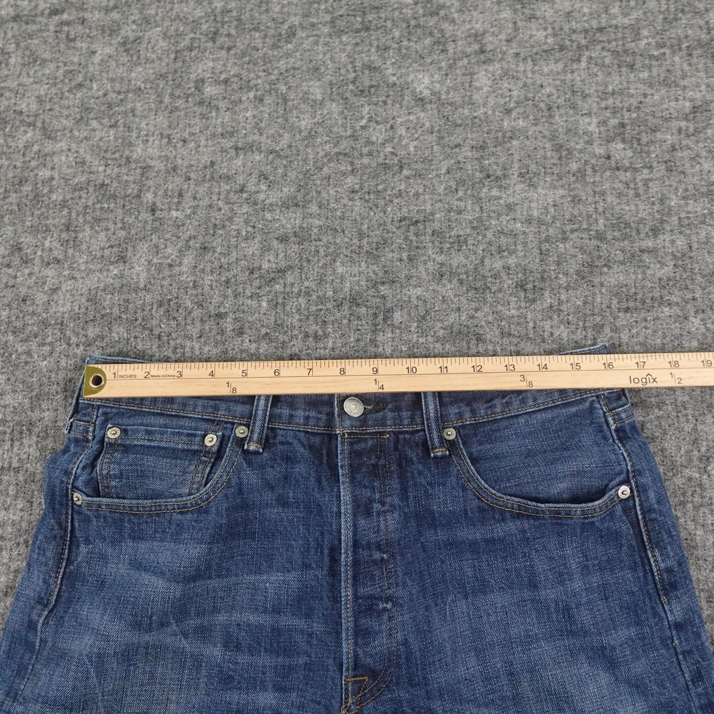 Levis 501XX Jeans Mens 34x30 Straight Leg Button Fly Classic Denim (32x27.5) - Picture 12 of 13